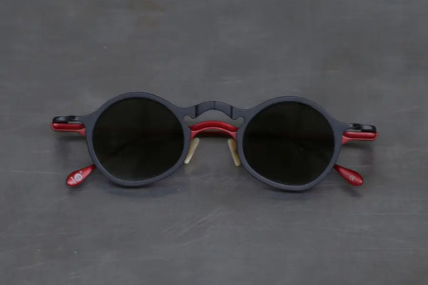 Rigards black and red frame transparent + green lens glasses RG1924TI